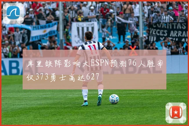 库里缺阵影响大ESPN预测76人胜率仅373勇士高达627