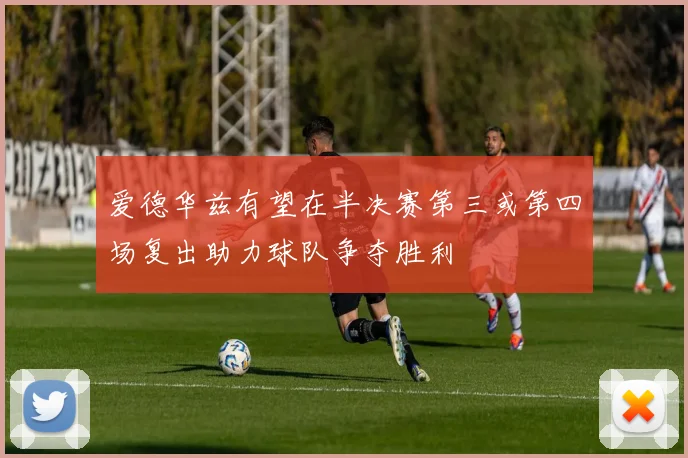 爱德华兹有望在半决赛第三或第四场复出助力球队争夺胜利